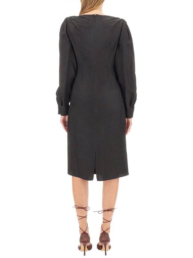 Luxury Bottega Veneta 23 fw Viscose Midi Dress 750275V35B01000 B0040512657