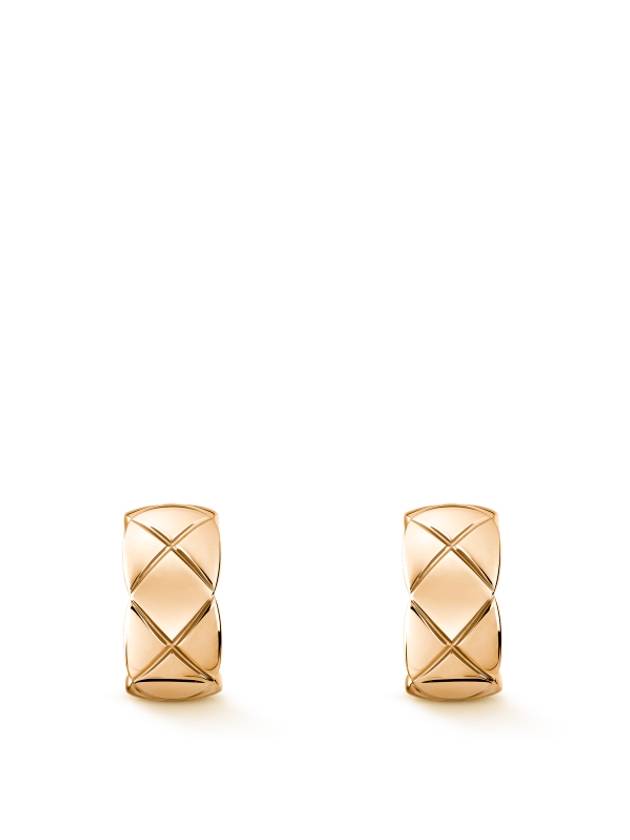 Coco Crush Earrings Gold Chanel