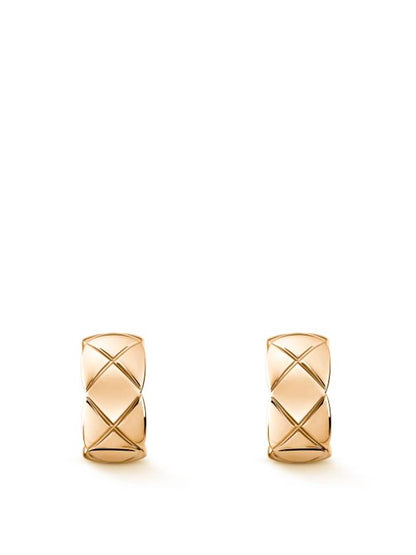Coco Crush Earrings Gold Chanel