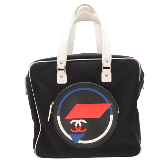 Chanel Airline Canvas Leather Handbag