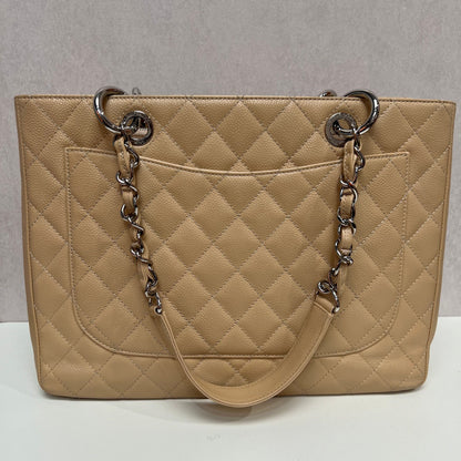 Chanel Grand Shopping Tote with Card- Neutrals Totes, Handbags
