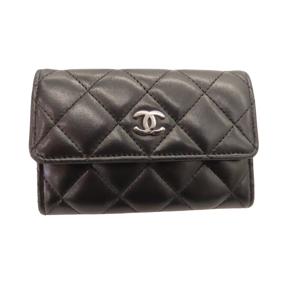 Chanel Matelassé Lambskin Card Case