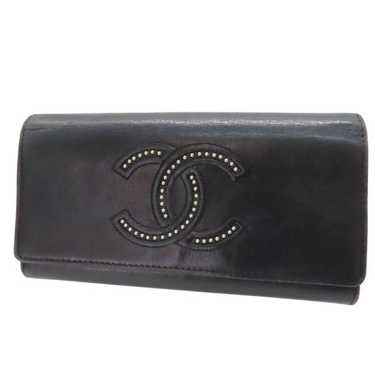 Chanel Long Wallet Leather Long Wallet