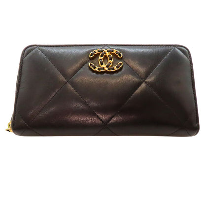 Chanel 19 Matelassé Long Wallet