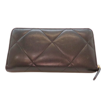 Chanel 19 Matelassé Long Wallet