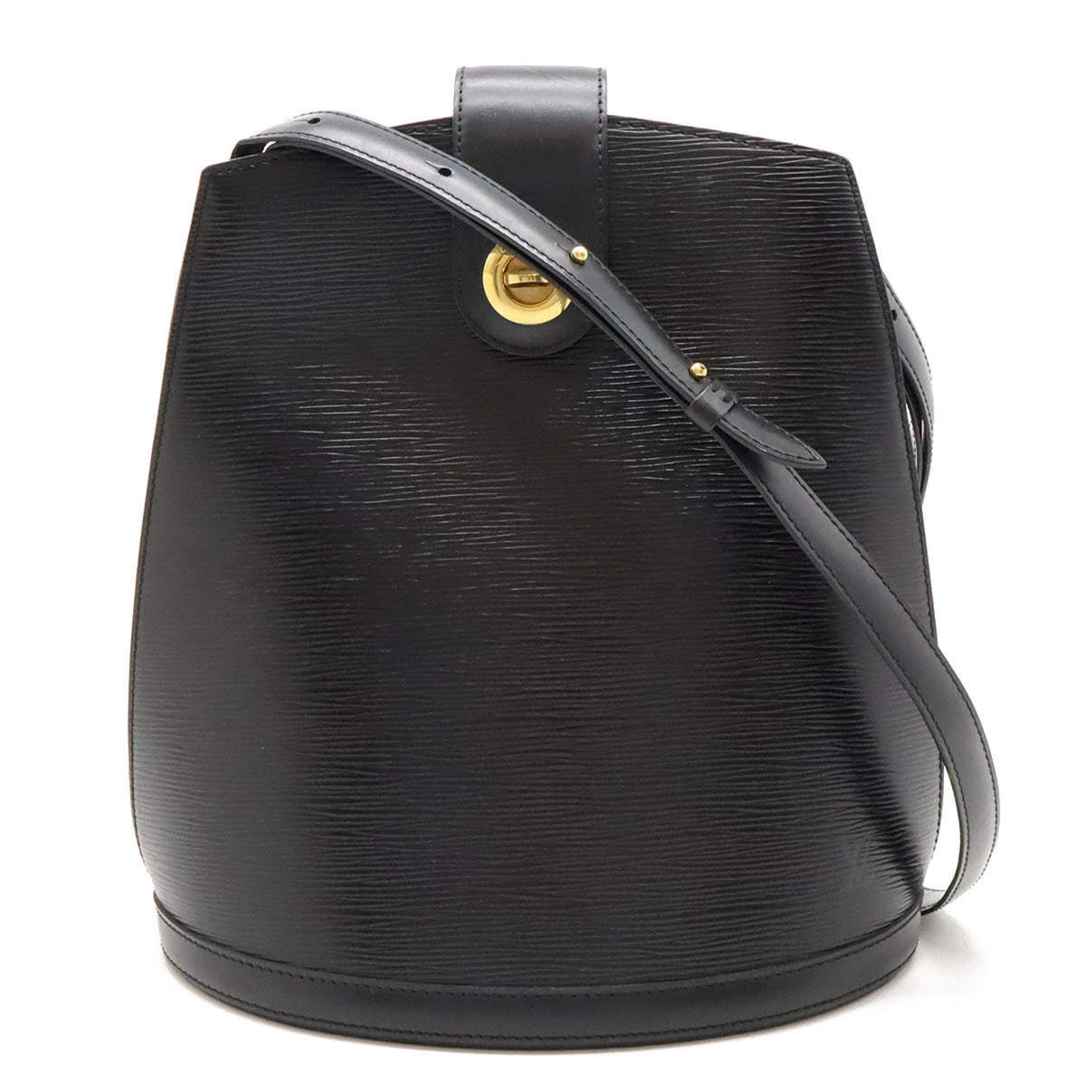 Louis Vuitton  Noir Epi Leather Shoulder Bag