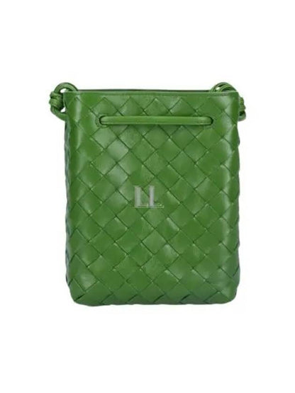 Luxury Bottega Veneta Intrecciato Small Bucket Bag Avocado