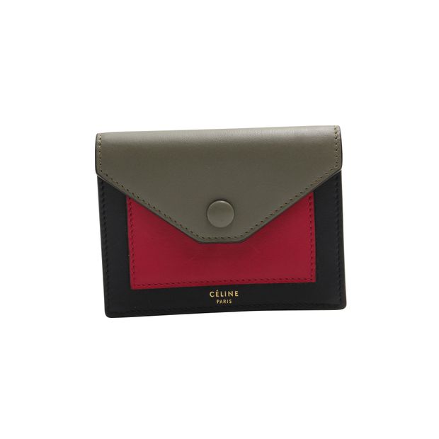 Celine Tri-Colour Card Wallet