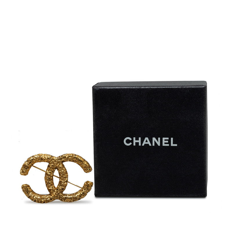Chanel Vintage  Cocomark Rage Brochure Gold   Chanel