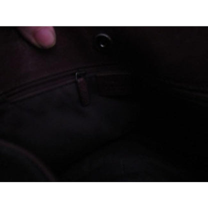 Gucci Tote Bag Newer Pursesdesigner Purses Brown Leather And Gg Leather Satchel