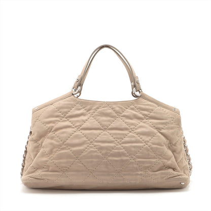 Chanel Wild Stick Leather Chain Shoulder Bag Coco Beige Silver Gold