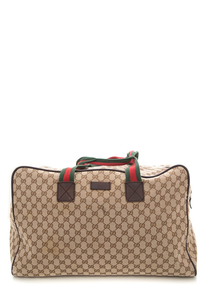 Vintage Gucci Monogram GG Canvas Duffle