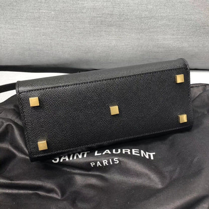 Yves Saint Laurent Manhattan Nano Shopping Bag In Box Black