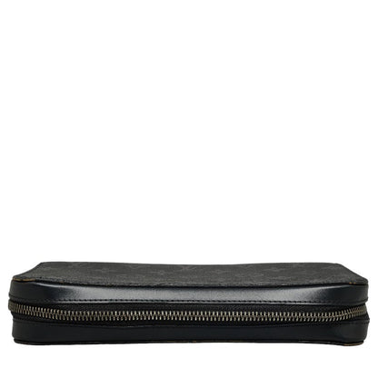 Louis Vuitton Monogram M61698 Long Wallet PVC/Leather Black