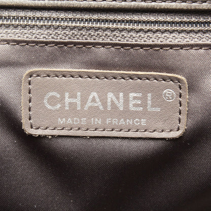 Chanel Quilted Funny Tweed Patchwork Tote Plastic Tote Bag in Excellent condition