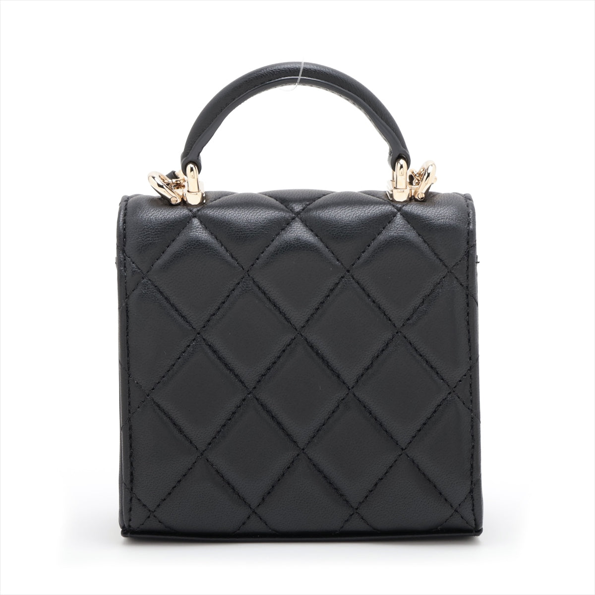 Chanel Lambskin  Chain Shoulder Bag Black G