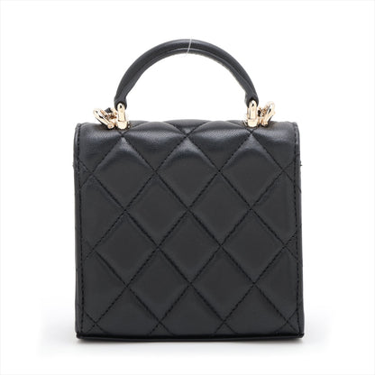 Chanel Lambskin  Chain Shoulder Bag Black G