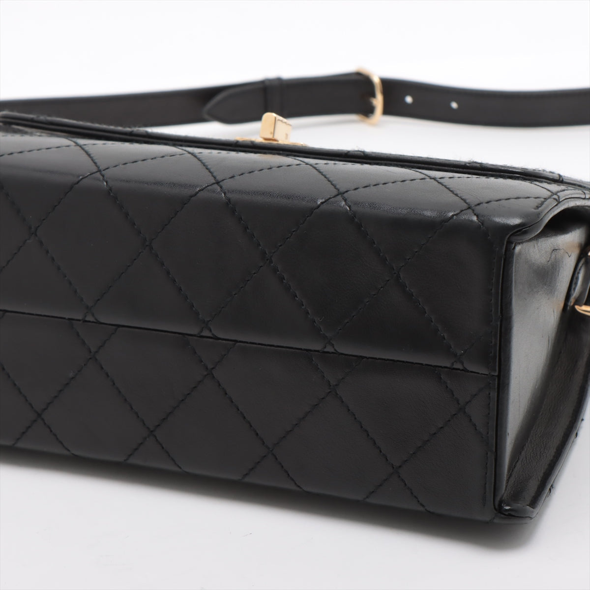 Chanel Lambskin  Shoulder Bag 2.55 Black G  5th