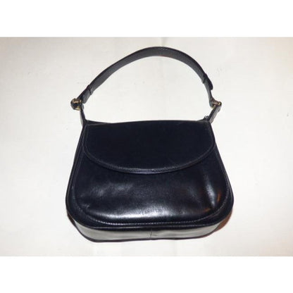 Gucci Vintage Pursesdesigner Purses Midnight Blueblack Leather Hobo Bag