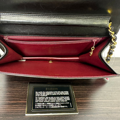 CHANEL | Bags | Vintage Chanel Black Classic Full Flap Bag LB