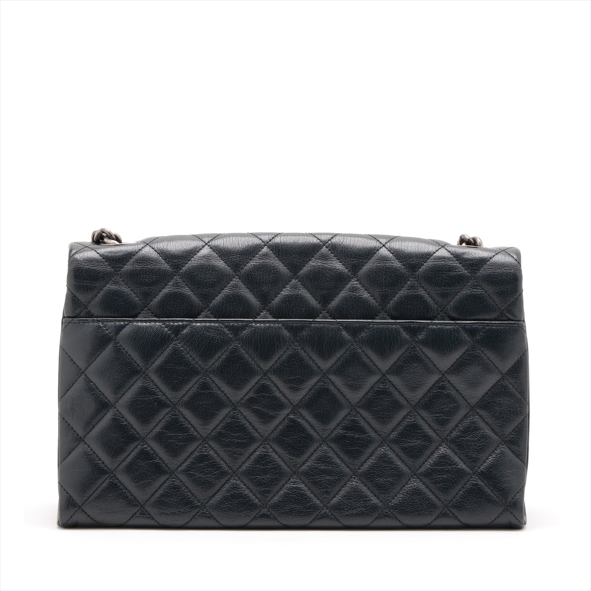 CHANEL DECAMATRACE LEZER SINGLE FLAPS SINGLE CHAIN BAG NAYBIE SILVER GOLD TOOLS  EARTH  LOVE MARKET SHOP