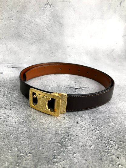 CELINE  Belt Black Vintage vxvkkh