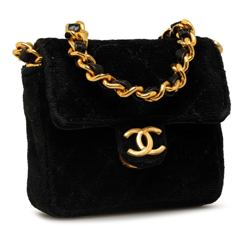 Chanel Cocomark Gold  Chain houlder Bag  Bag Black   CHANEL