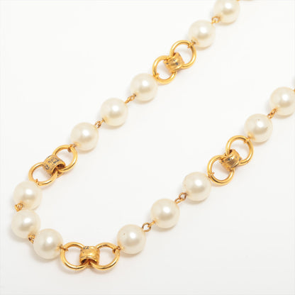 Chanel Coco 95A Necklace GP   Pearl Gold