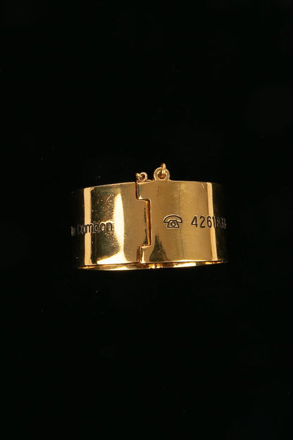 Bracelet doré Chanel