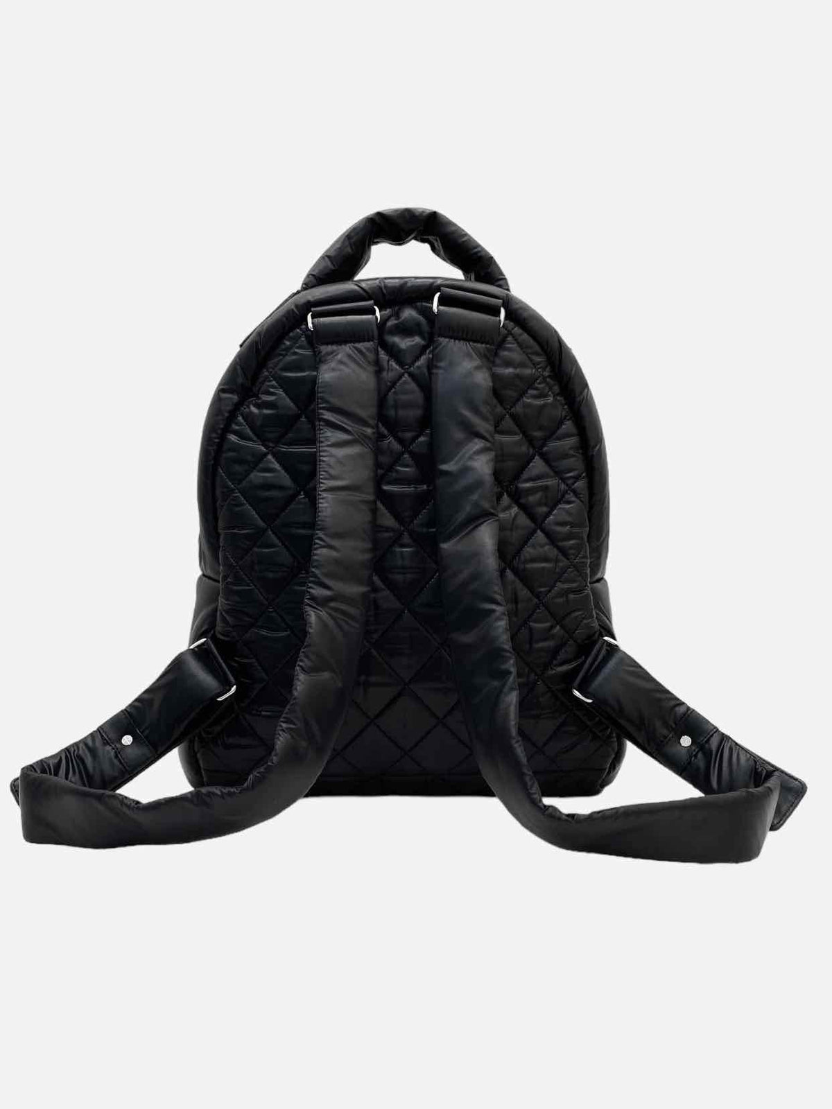 CHANEL Coco Cocoon Black Quilted Backpack