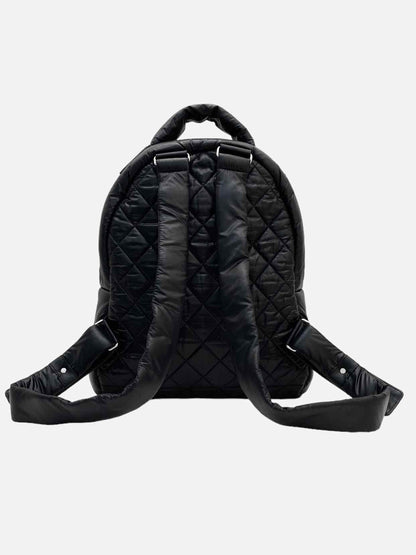 CHANEL Coco Cocoon Black Quilted Backpack
