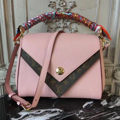 LV Double V Handbag Rose Poudre