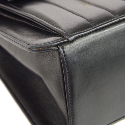 Chanel 1991-1994 Lambskin Vertical Stitch Flap Bag