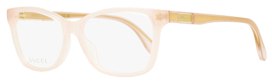 Gucci Women's Rectangular Eyeglasses GG0792O 003 Pink 53mm