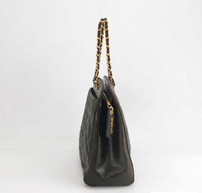 Chanel lambskin chainbag black cm