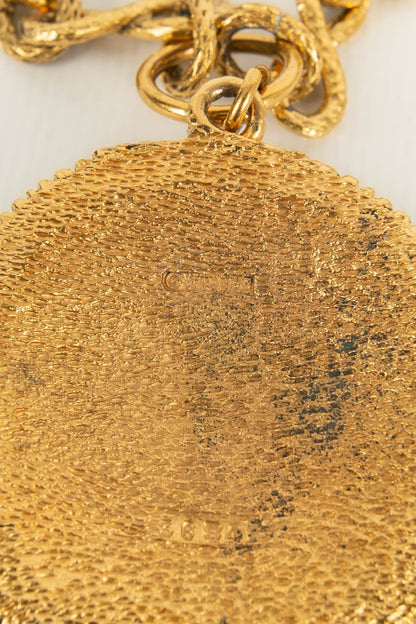 Collier médaillon Chanel 1986