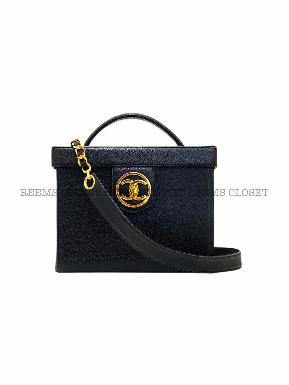 CHANEL Vintage Black Vanity Case