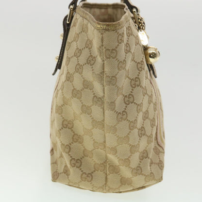 GUCCI GG Canvas Tote Bag Beige Gold 137396  ac1626