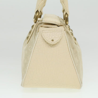 LOUIS VUITTON Monogram Mini Lin Trapeze PM Hand Bag Beige M40059 LV ac1844