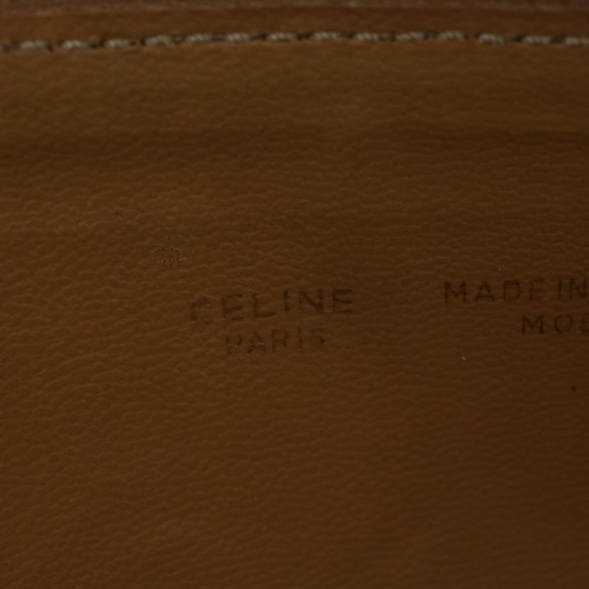 Celine Macadam Canvas Clutch Bag Beige  ac1845
