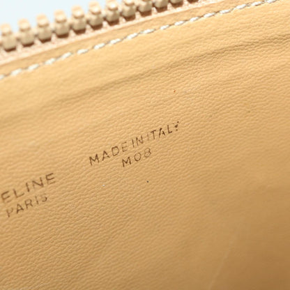 Celine Macadam Canvas Clutch Bag Beige  ac1845