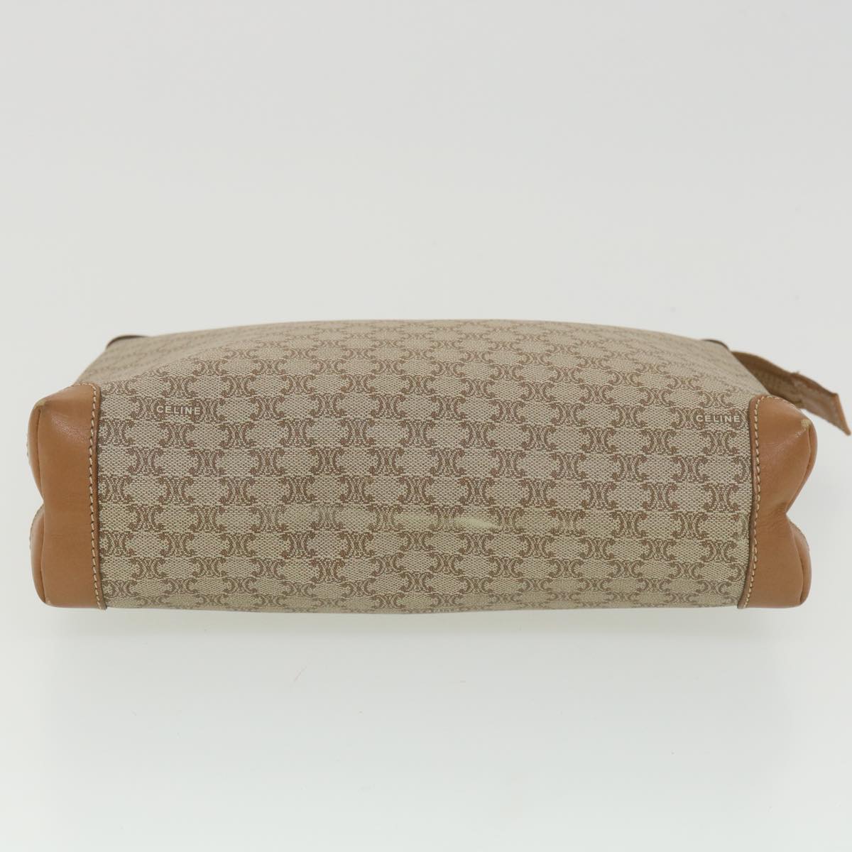 Celine Macadam Canvas Clutch Bag Beige  ac1845
