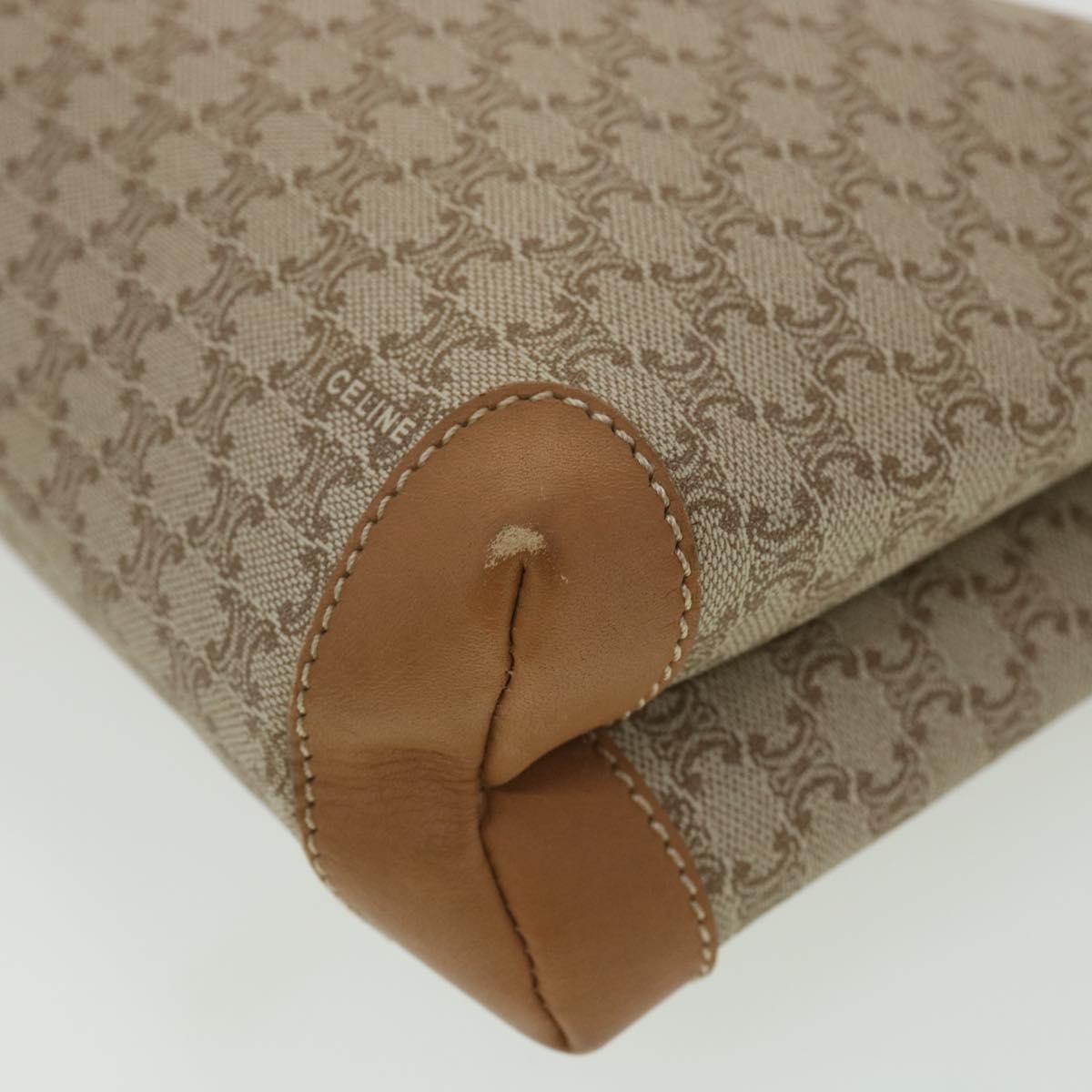 Celine Macadam Canvas Clutch Bag Beige  ac1845