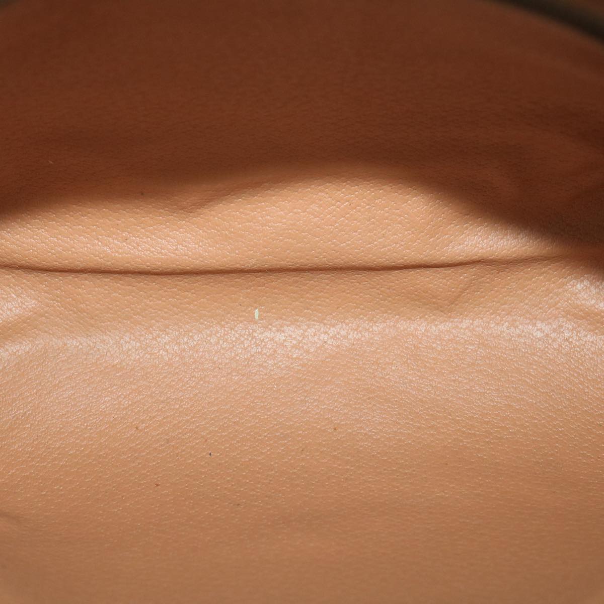 Celine Macadam Canvas Clutch Bag PVC Leather Brown  ac1846