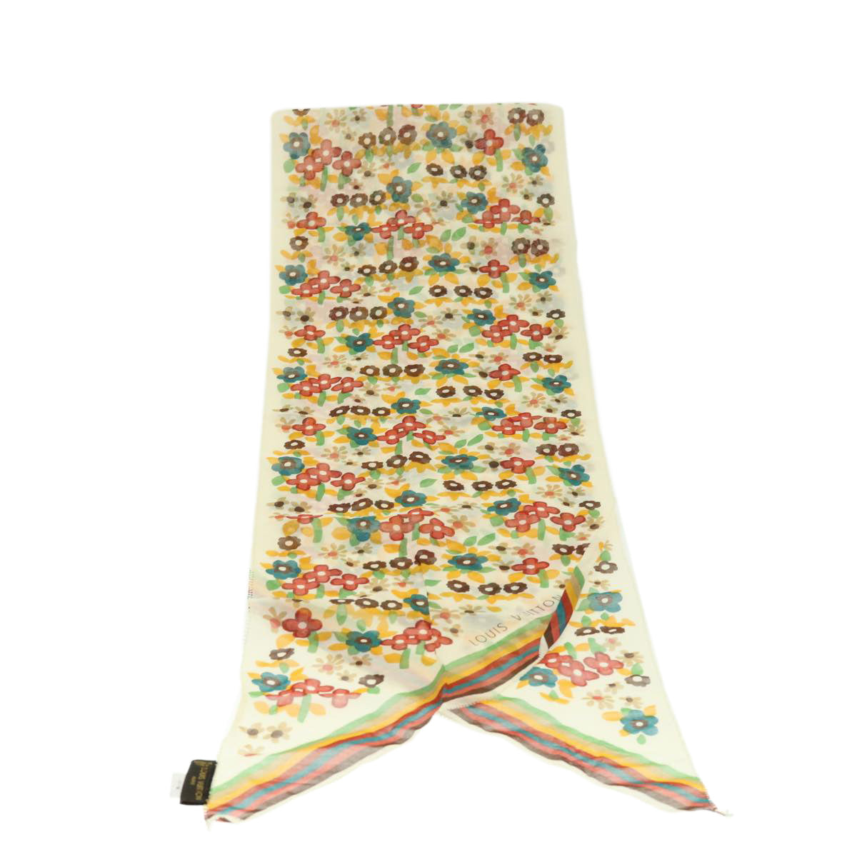 LOUIS VUITTON Stole Silk Multicolor LV ac1913