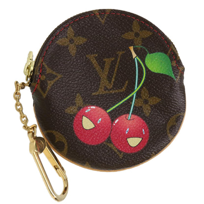 LOUIS VUITTON Monogram Cherry Porte Monnaie Ron Coin Purse M95043 LV ac1922