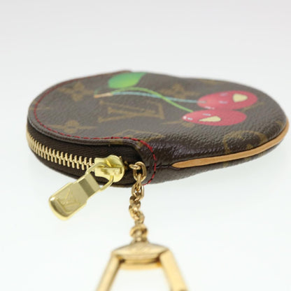 LOUIS VUITTON Monogram Cherry Porte Monnaie Ron Coin Purse M95043 LV ac1922