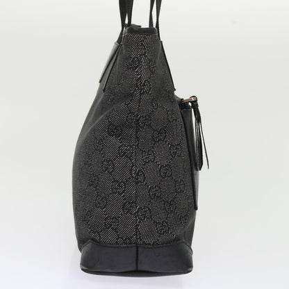 GUCCI GG Canvas Shoulder Bag Leather Black 28893  ac2029