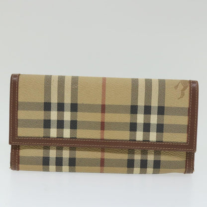 BurberrySs Nova Check Clutch Bag Leather 3Set Black Red Beige Auth ac2312