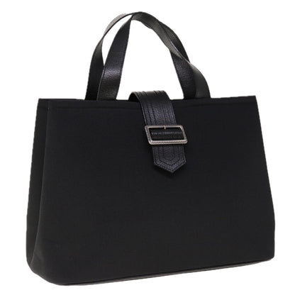 Burberry Hand Bag Nylon Black Auth ac2622